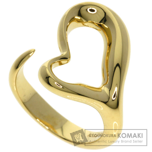 TIFFANY&Co. Open heart Ring K18 Yellow Gold Ladies [Used]