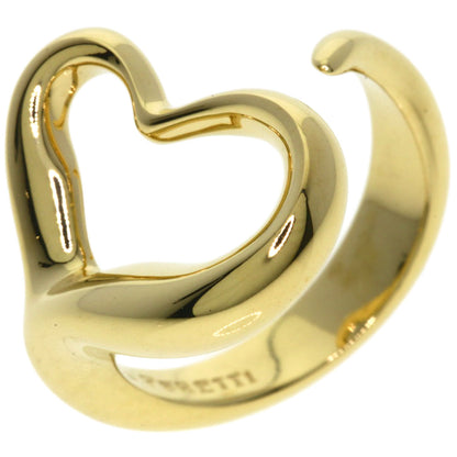 TIFFANY&Co. Open heart Ring K18 Yellow Gold Ladies [Used]