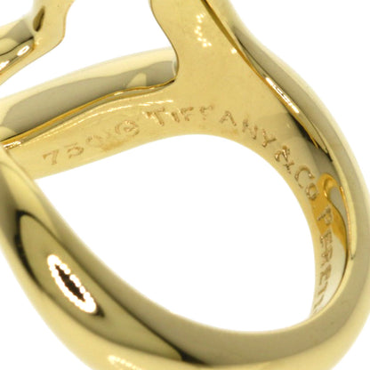 TIFFANY&Co. Open heart Ring K18 Yellow Gold Ladies [Used]