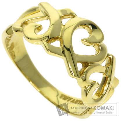 TIFFANY&Co. Triple rubbing heart Ring K18 Yellow Gold Ladies [Used]