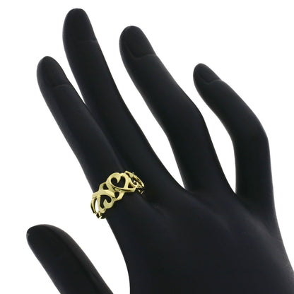 TIFFANY&Co. Triple rubbing heart Ring K18 Yellow Gold Ladies [Used]
