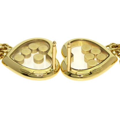 Chopard Happy Diamond earring K18 Yellow Gold Ladies [Used]