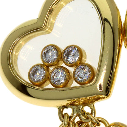 Chopard Happy Diamond earring K18 Yellow Gold Ladies [Used]