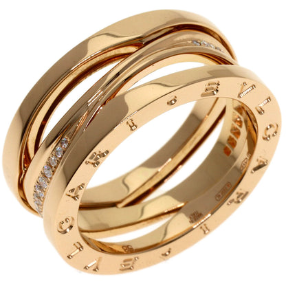 BVLGARI B-zero B-zero1 Legend Diamond #58 Ring K18 Pink Gold Ladies [Used]