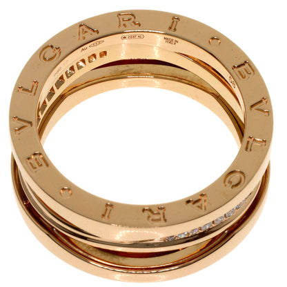 BVLGARI B-zero B-zero1 Legend Diamond #58 Ring K18 Pink Gold Ladies [Used]