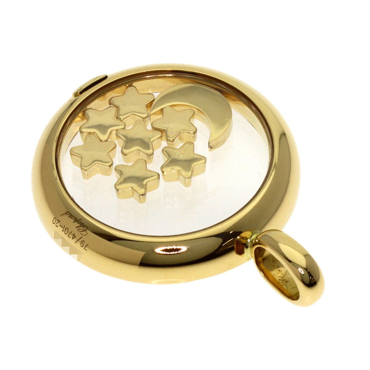 Chopard Moonstar diamond Pendant top K18 Yellow Gold Ladies [Used]
