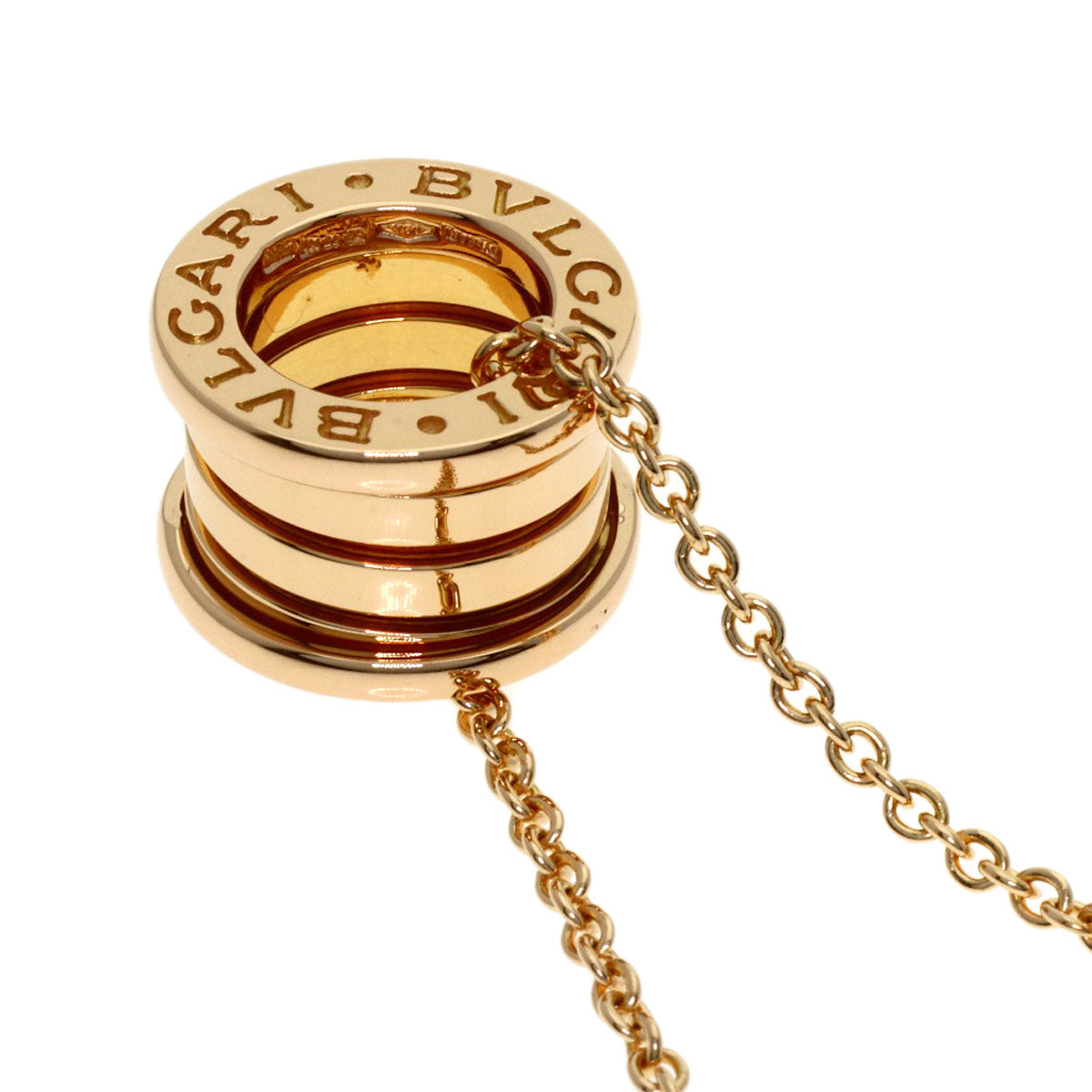 BVLGARI B.zero1 Necklace K18 Pink Gold Ladies [Used]