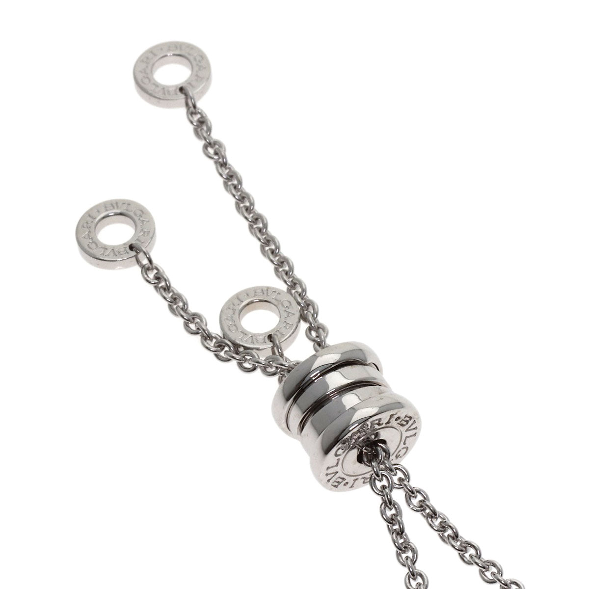 BVLGARI B.zero1 element Necklace K18 White Gold Ladies [Used]