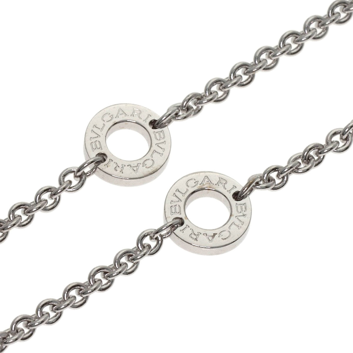 BVLGARI B.zero1 element Necklace K18 White Gold Ladies [Used]