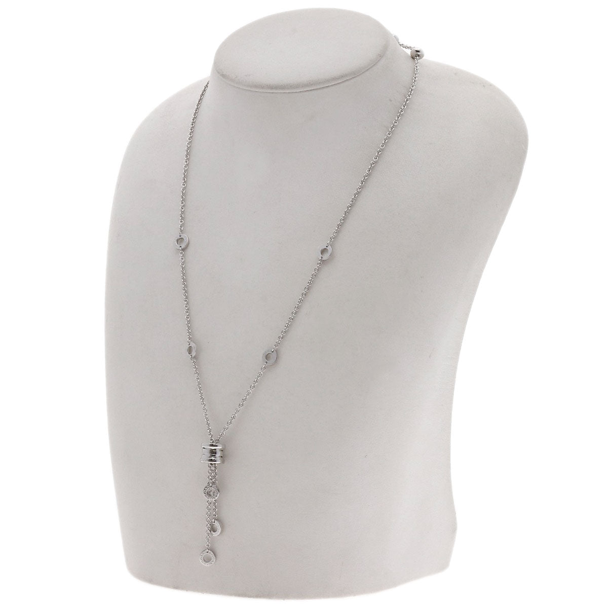 BVLGARI B.zero1 element Necklace K18 White Gold Ladies [Used]