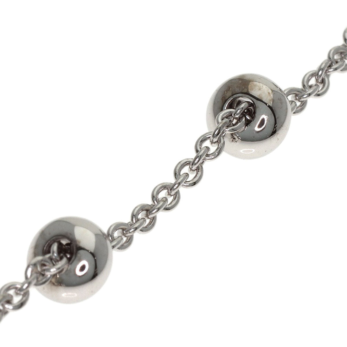 BVLGARI B.zero1 element Necklace K18 White Gold Ladies [Used]