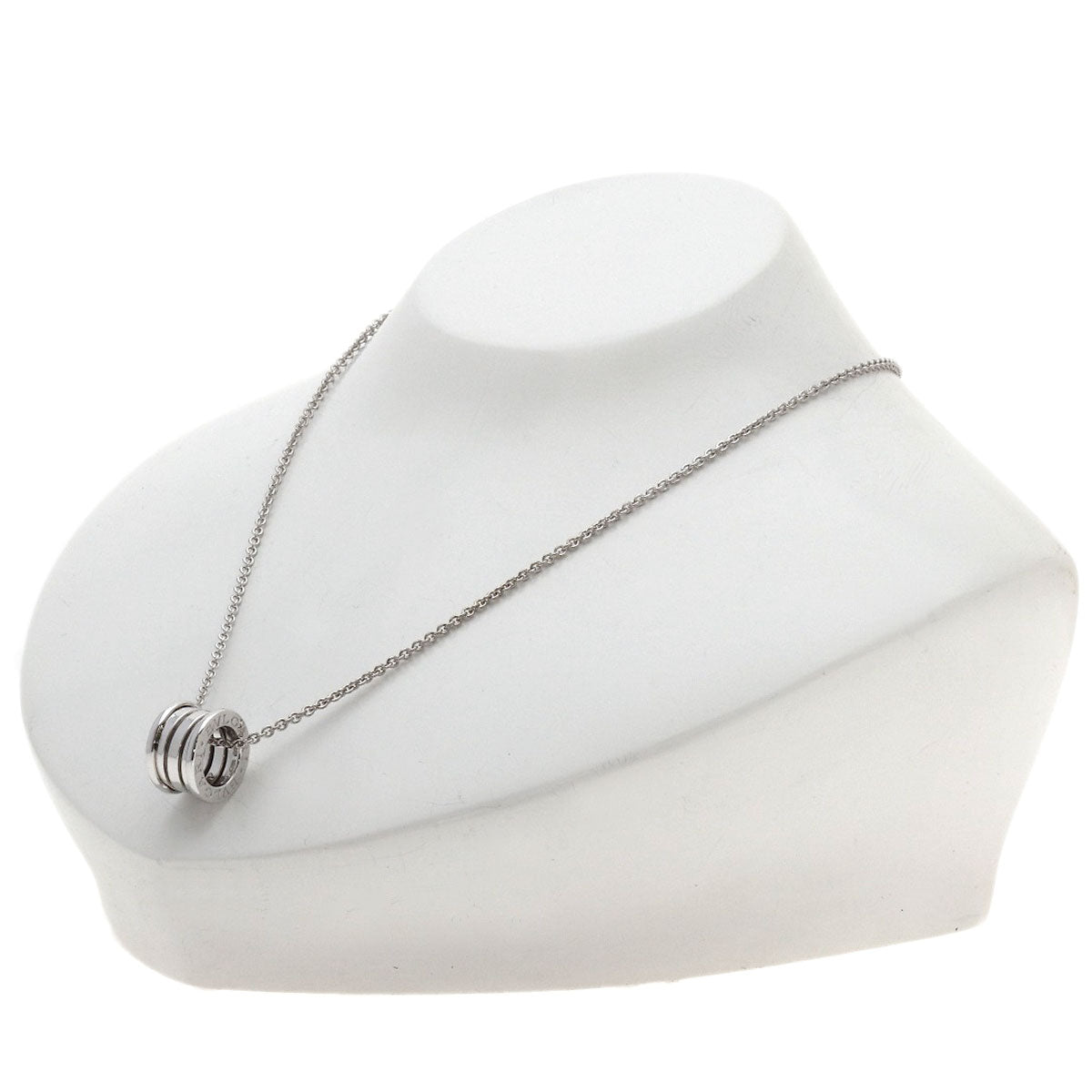 BVLGARI B.zero1 Necklace K18 White Gold Ladies [Used]