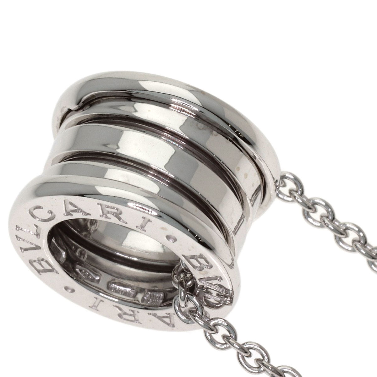 BVLGARI B.zero1 Necklace K18 White Gold Ladies [Used]