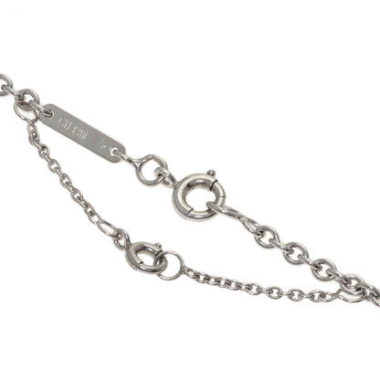 CARTIER Forsa Chain 16.5" Necklace K18 White Gold Ladies [Used]