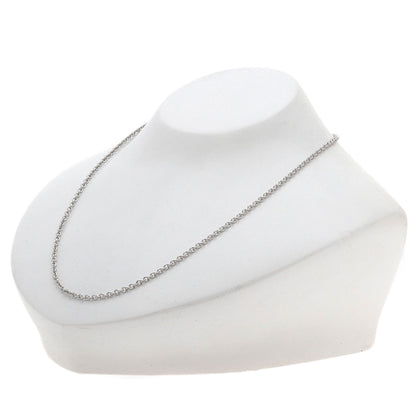 CARTIER Forsa Chain 16.5" Necklace K18 White Gold Ladies [Used]