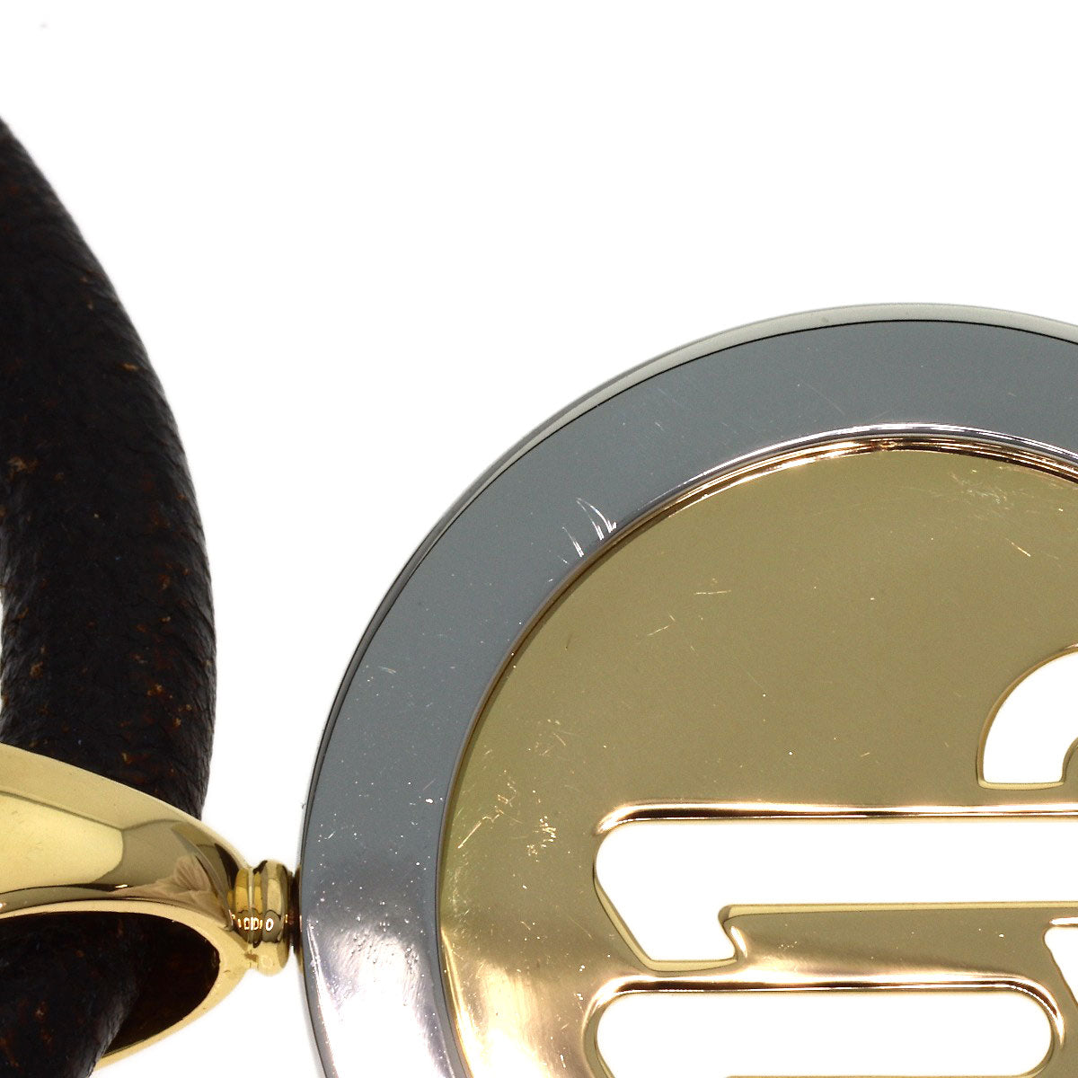 BVLGARI Tondo Capricorn Necklace K18 Yellow Gold Stainless SteelLadies [Used]