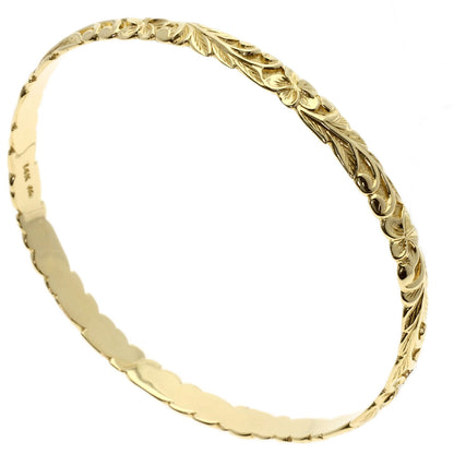 Maui Divers Hawaiian Bracelet K14 Yellow Gold 15g　Ladies
