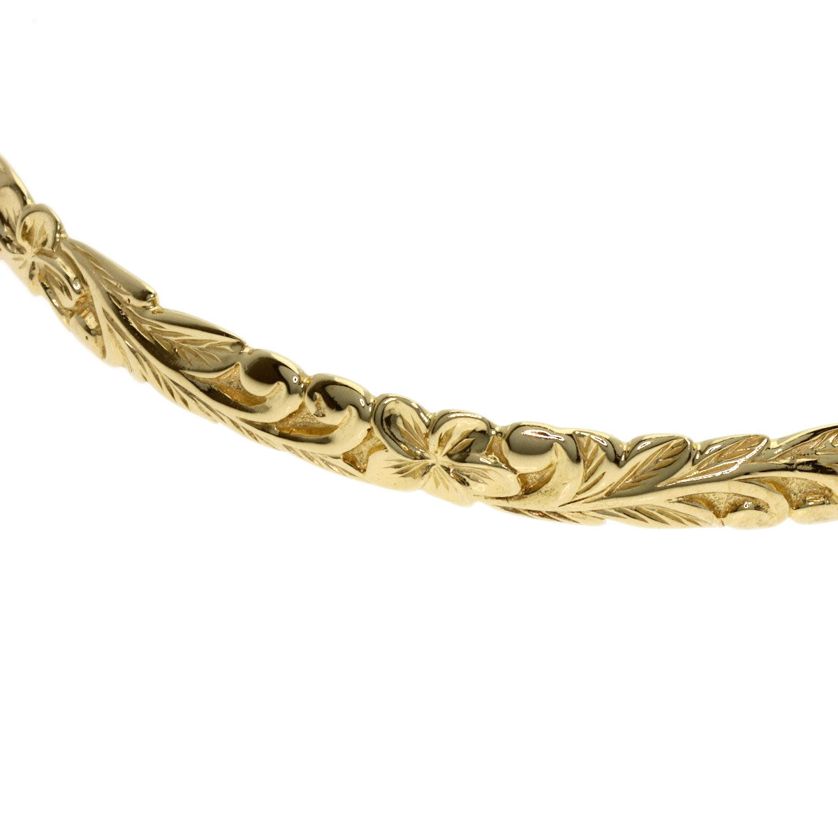Maui Divers Hawaiian Bracelet K14 Yellow Gold 15g　Ladies
