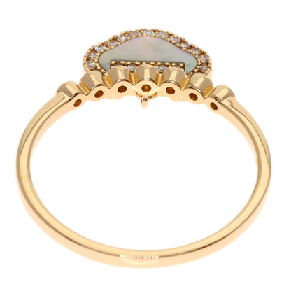 Qeelin Petite UE Diamond Ring K18 Pink Gold Ladies [Used]