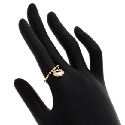 Qeelin Petite UE Diamond Ring K18 Pink Gold Ladies [Used]