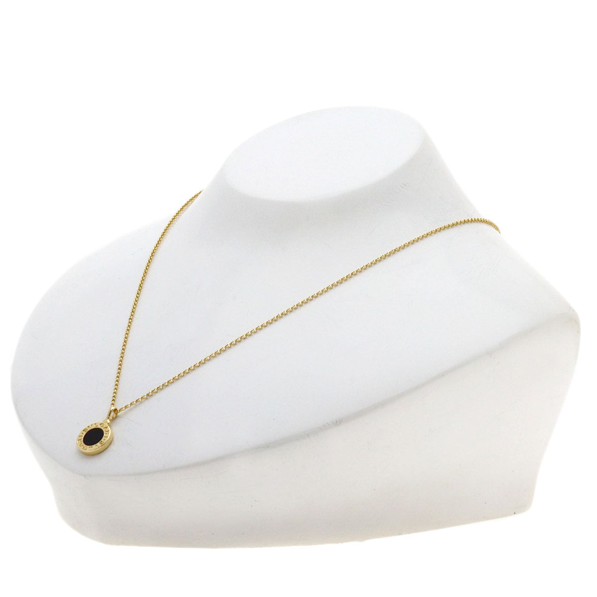 BVLGARI BVLGARI BVLGARI Onyx Necklace K18 Yellow Gold Ladies [Used]