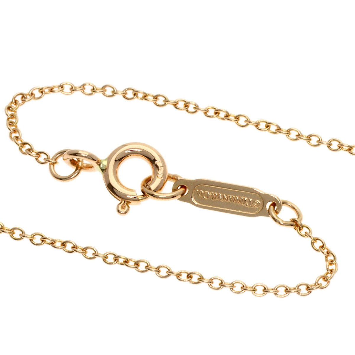 TIFFANY&Co. Return to TIFFANY&Co. Diamond Necklace K18 Pink Gold Ladies [Used]