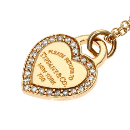 TIFFANY&Co. Return to TIFFANY&Co. Diamond Necklace K18 Pink Gold Ladies [Used]
