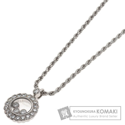 Chopard Happy diamond Necklace K18 White Gold Ladies [Used]