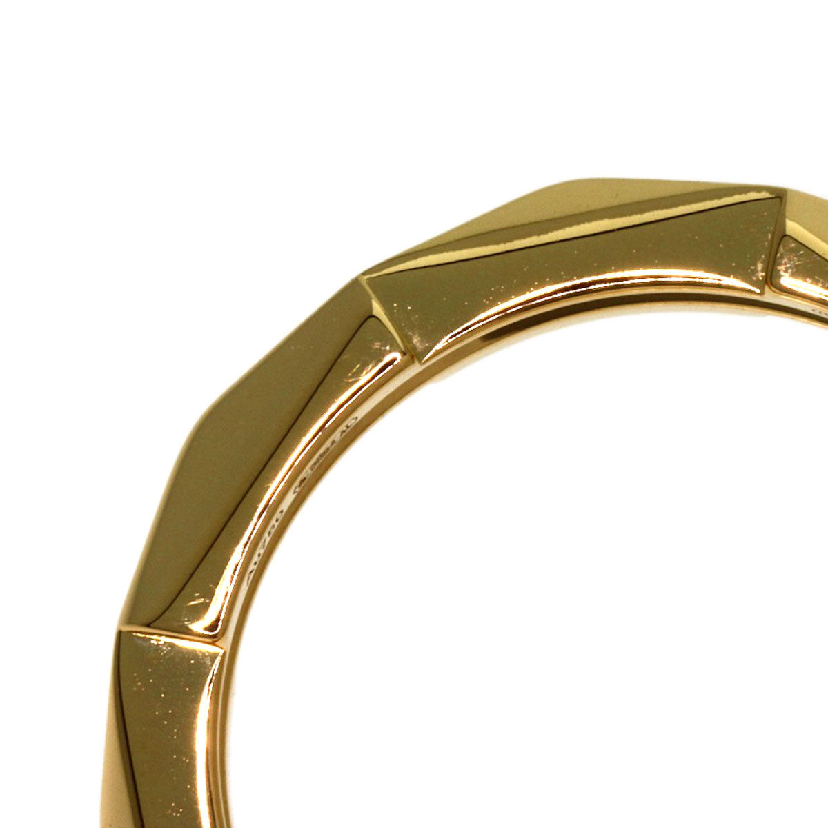 GUCCI Studded Ring Link to Love #19 Ring K18 Yellow Gold Ladies [Used]
