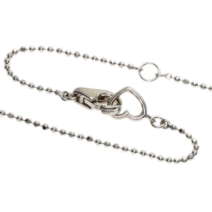 Ponte Vecchio Diamond Necklace K18 White Gold Ladies [Used]