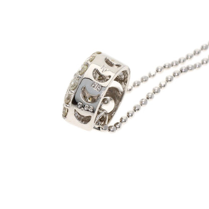 Ponte Vecchio Diamond Necklace K18 White Gold Ladies [Used]