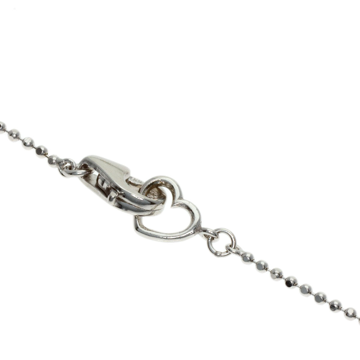 Ponte Vecchio Diamond Necklace K18 White Gold Ladies [Used]