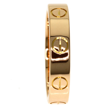 CARTIER mini love ring #48 Ring K18 Pink Gold Ladies [Used]