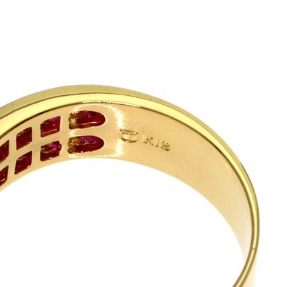 TASAKI Pearl Pearl Ruby Ring K18 Yellow Gold Ladies [Used]