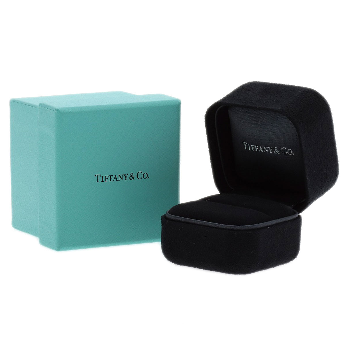 TIFFANY&Co. Atlas Open Full Edge Diamond Ring K18 White Gold Ladies [Used]