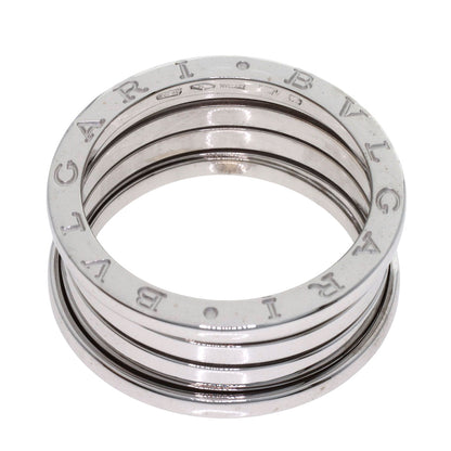 BVLGARI B.zero1 4-band #63 Ring K18 White Gold Ladies [Used]