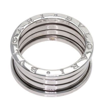 BVLGARI B.zero1 4-band #63 Ring K18 White Gold Ladies [Used]