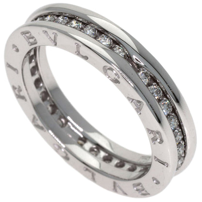BVLGARI B.zero1 Diamond 1-band XS #51 Ring K18 White Gold Ladies [Used]