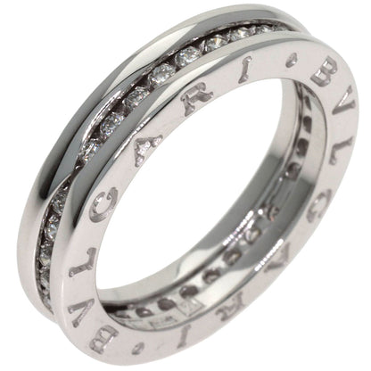 BVLGARI B.zero1 Diamond 1-band XS #51 Ring K18 White Gold Ladies [Used]