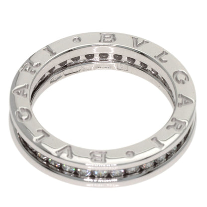 BVLGARI B.zero1 Diamond 1-band XS #51 Ring K18 White Gold Ladies [Used]