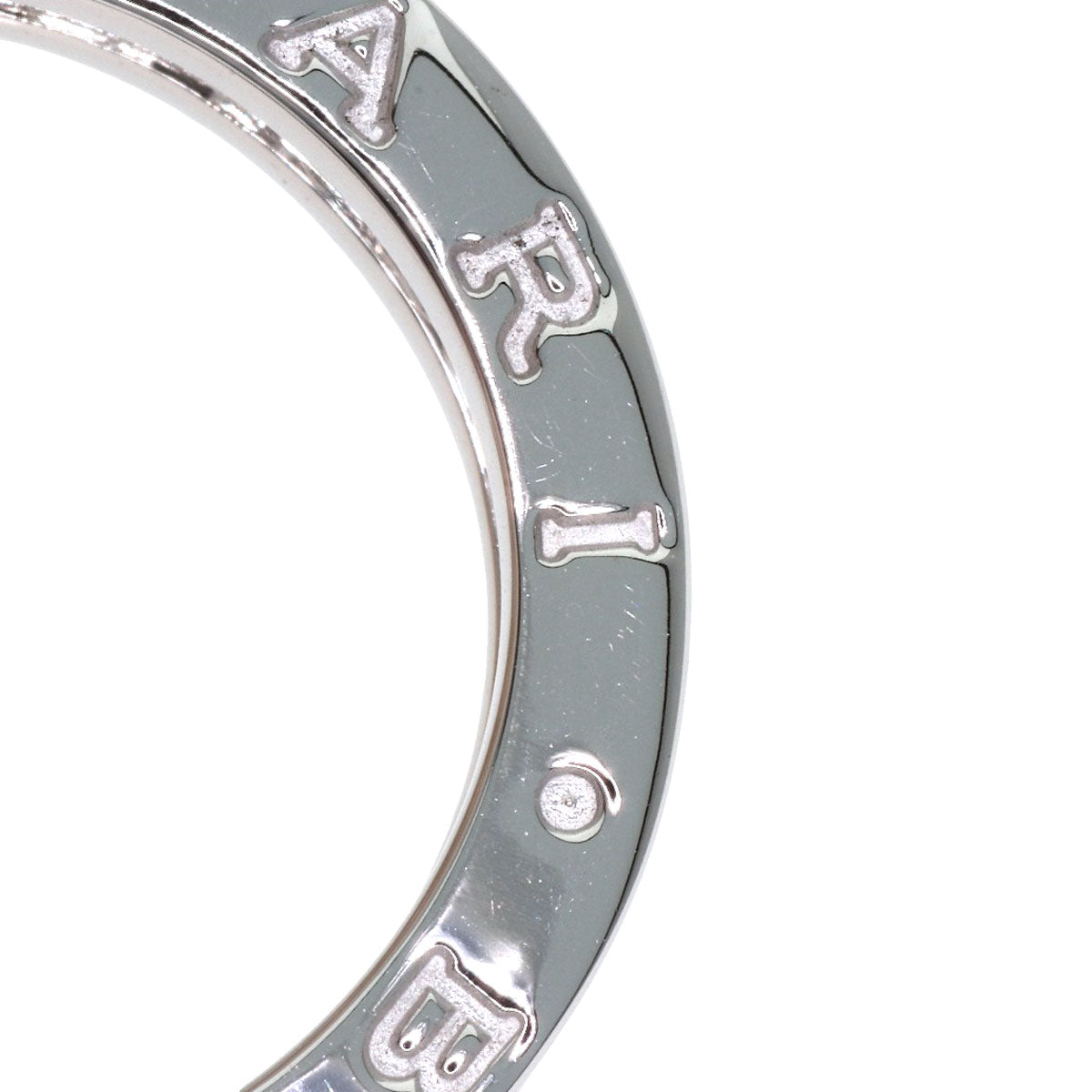 BVLGARI B.zero1 Diamond 1-band XS #51 Ring K18 White Gold Ladies [Used]