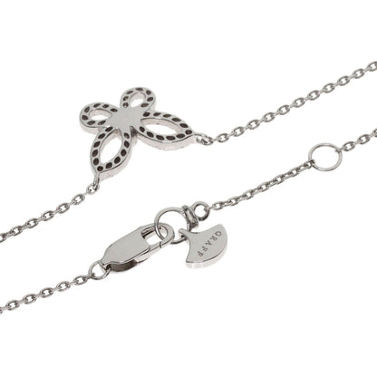 GRAFF Mini Butterfly Diamond Necklace K18 White Gold Ladies [Used]