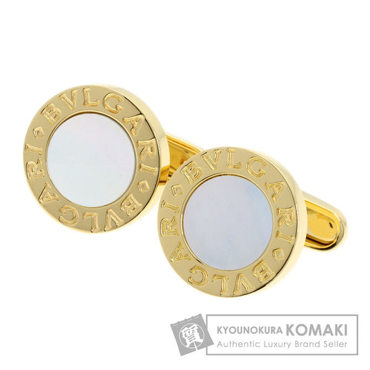 BVLGARI BVLGARI BVLGARI Shell cuffs K18 Yellow Gold mens [Used]