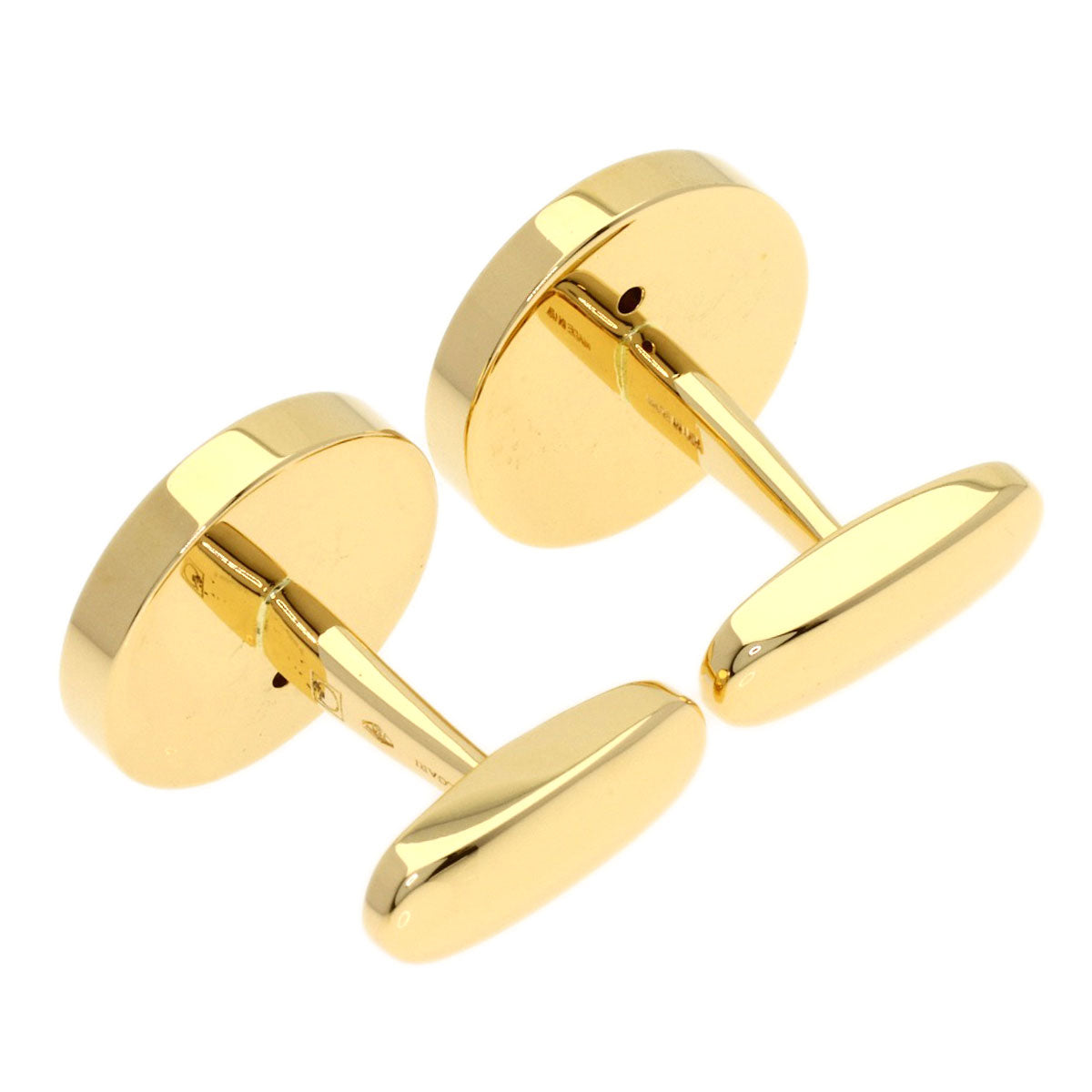 BVLGARI BVLGARI BVLGARI Shell cuffs K18 Yellow Gold mens [Used]