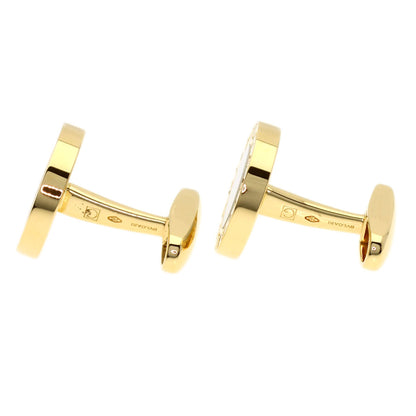BVLGARI BVLGARI BVLGARI Shell cuffs K18 Yellow Gold mens [Used]