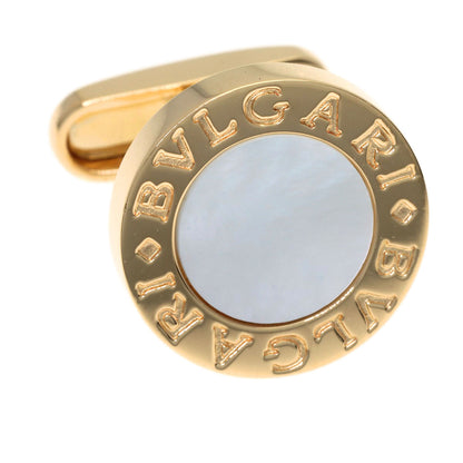 BVLGARI BVLGARI BVLGARI Shell cuffs K18 Yellow Gold mens [Used]