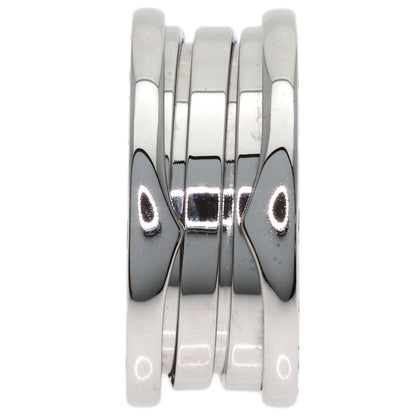 BVLGARI B.zero1 3 Band #49 Ring K18 White Gold Ladies [Used]