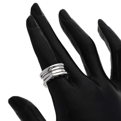 BVLGARI B.zero1 3 Band #49 Ring K18 White Gold Ladies [Used]