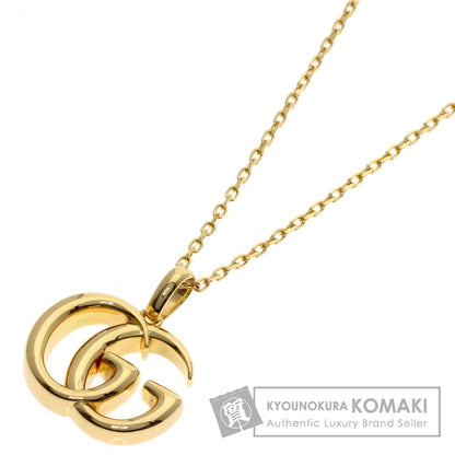 GUCCI GG Running Long Necklace K18 Yellow Gold Ladies [Used]