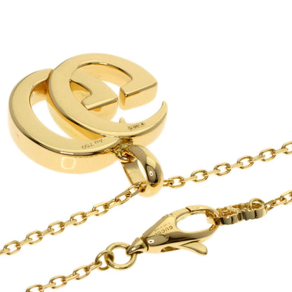 GUCCI GG Running Long Necklace K18 Yellow Gold Ladies [Used]